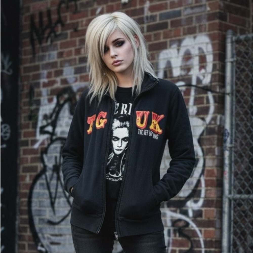 The Get Up Kids Vintage Emo Band Zip-Up • Midwest Emo Aesthetic • TGUK - Medium